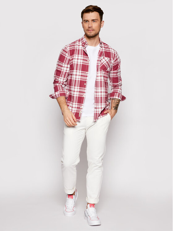 Camicia Layton 12183605 Rosa Comfort Fit