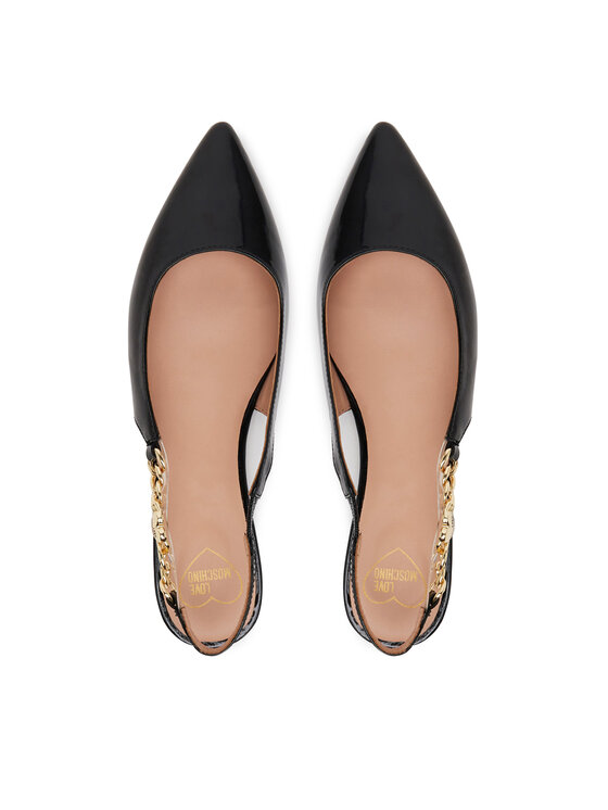 LOVE MOSCHINO LOVE MOSCHINO Baleríny JA11041G0MIH0000 Černá