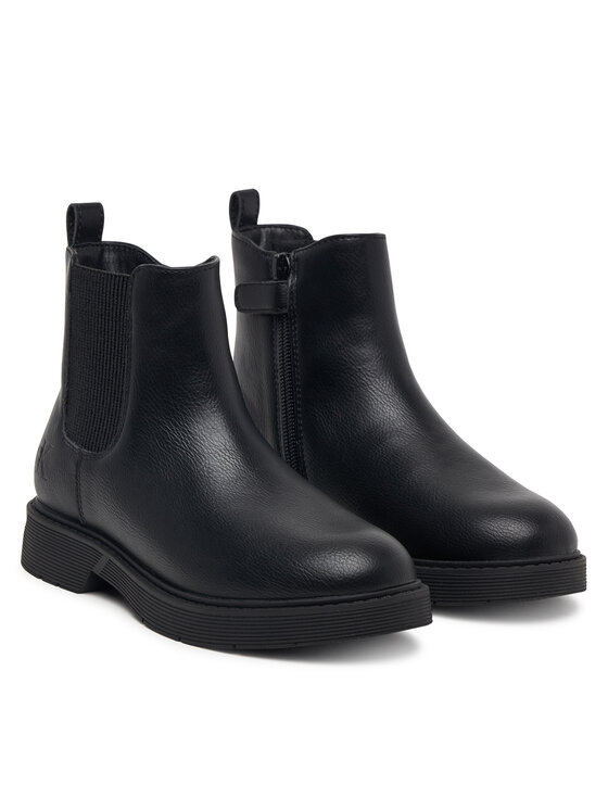 Calvin Klein Calvin Klein Botki Chelsea Boot V3X5-83498-1355 S Czarny
