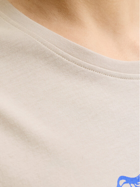 Jack & Jones Jack & Jones Тишърт Gradient Print 12288094 Светлобежов Regular Fit