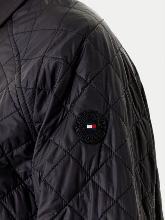 Tommy Hilfiger Tommy Hilfiger Prehodna jakna WW0WW46448 Črna Regular Fit