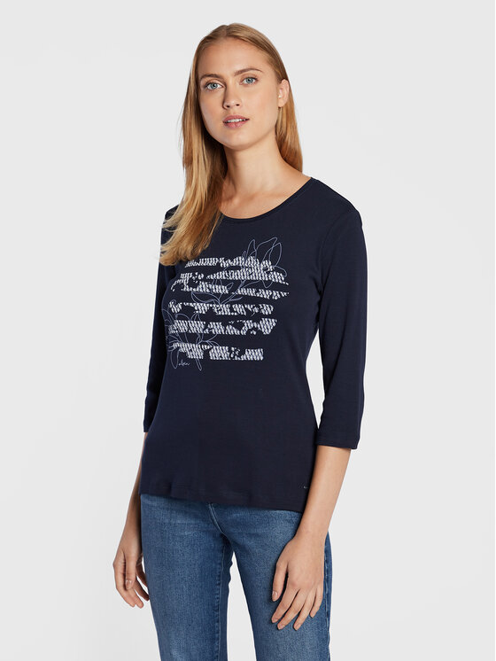 Olsen Bluză Edda 11100069 Bleumarin Shaped Fit