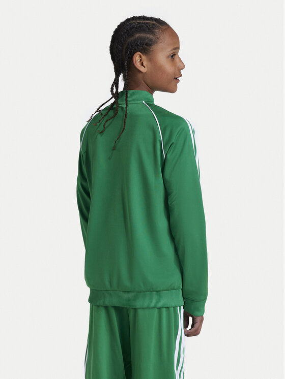 adidas adidas Džemperis ar kapuci adicolor SST IY7458 Zaļš Regular Fit