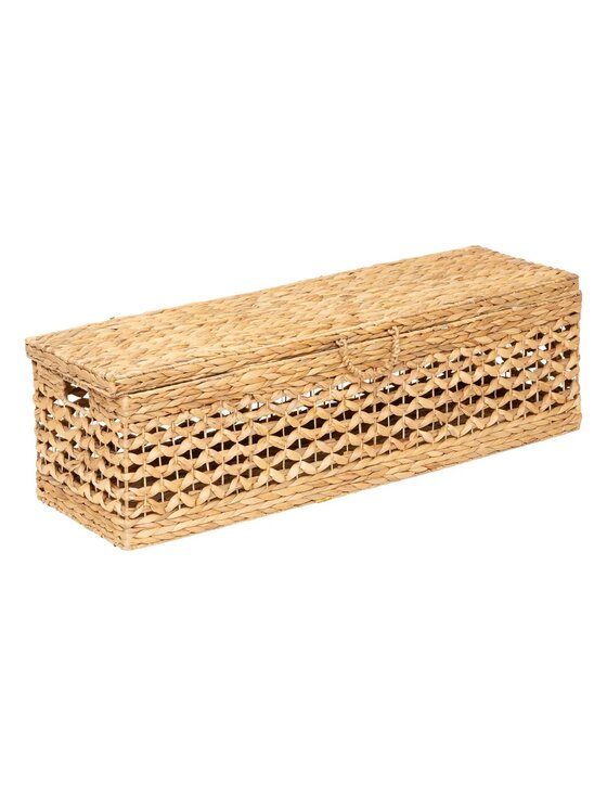 MIAhome MIAhome Organizer Kufer, skrzynia z hiacyntu wodnego Doli 104 cm Brązowy