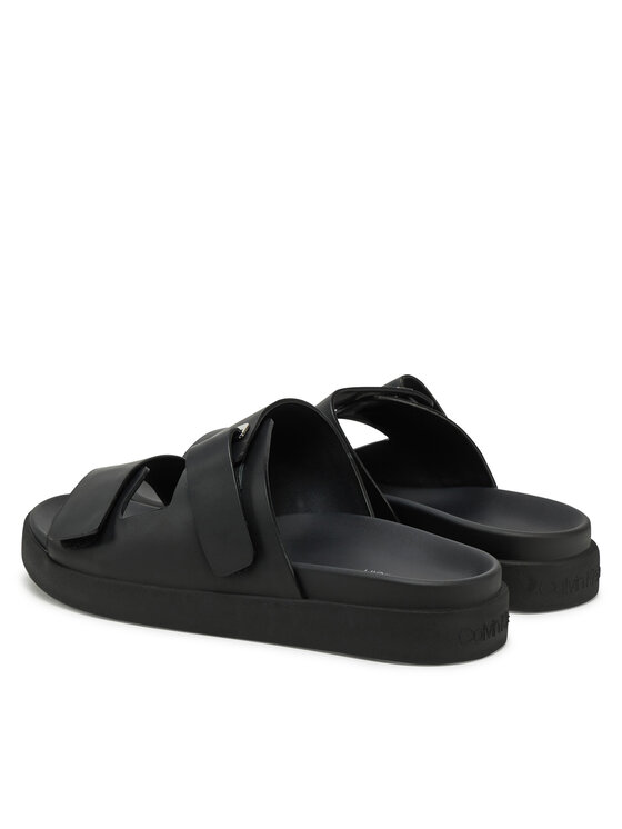 Calvin Klein Calvin Klein Ciabatte Flat Adj Slide Eyelet HW0HW02489 Nero