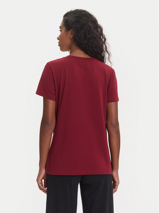 Guess Guess T-särk V3BI11 J1314 Bordoopunane Regular Fit