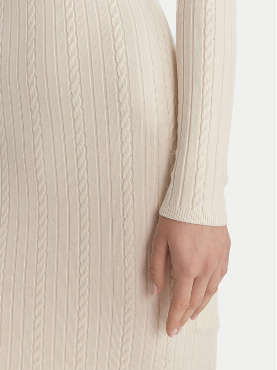Guess Guess Плетена рокля W6RK01 Z2YJ2 Екрю Regular Fit