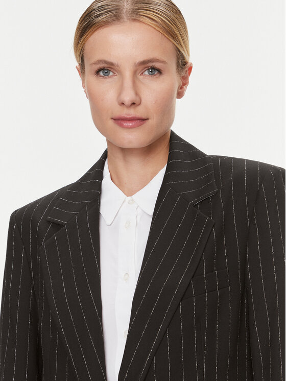 Tommy Hilfiger Tommy Hilfiger Pintsak Oversized Prep Pinstripe Blazer WW0WW40498 Must Regular Fit