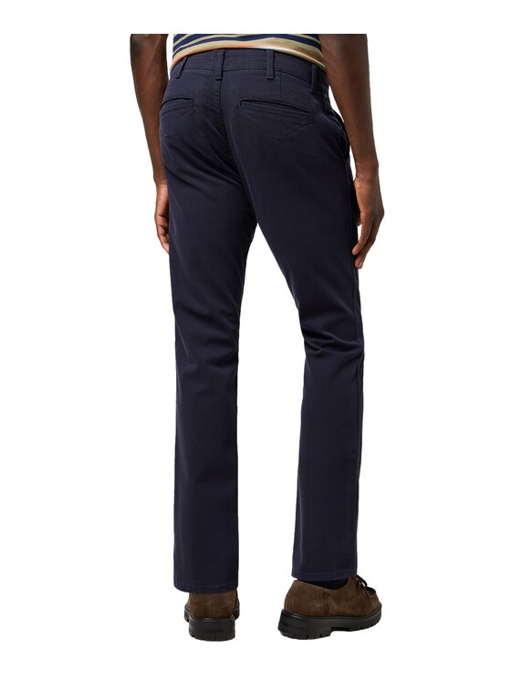 Wrangler Wrangler Chinosy 112371030 Granatowy Slim Fit