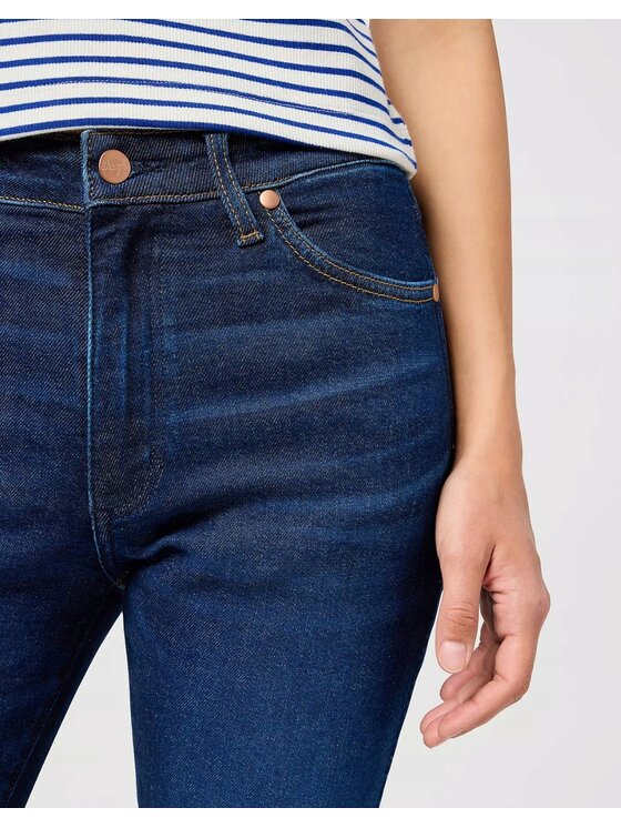 Wrangler Wrangler Jeansy Sienna 635 Niebieski Skinny Fit