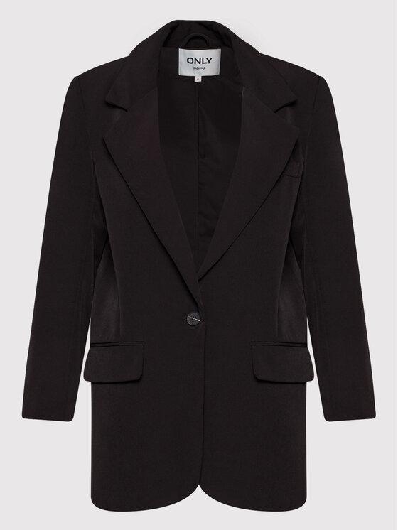 ONLY ONLY Giacca da abito Lana 15245698 Nero Regular Fit
