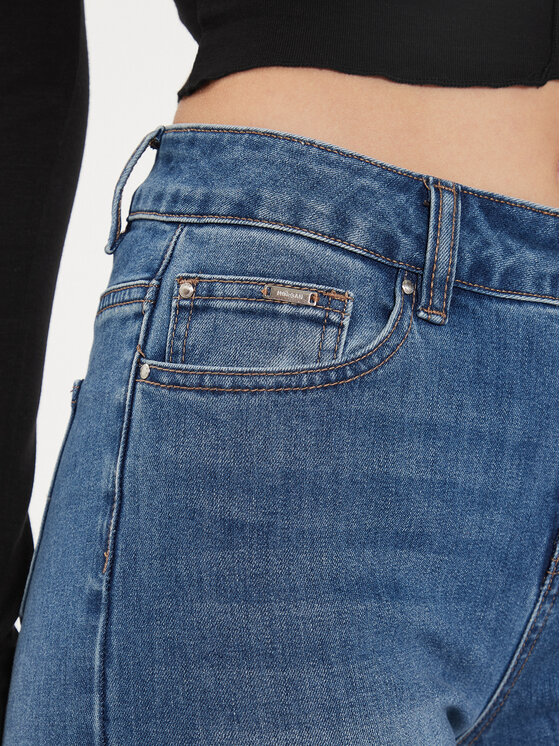 Morgan Morgan Jeansy 241-PSILVY Niebieski Straight Fit
