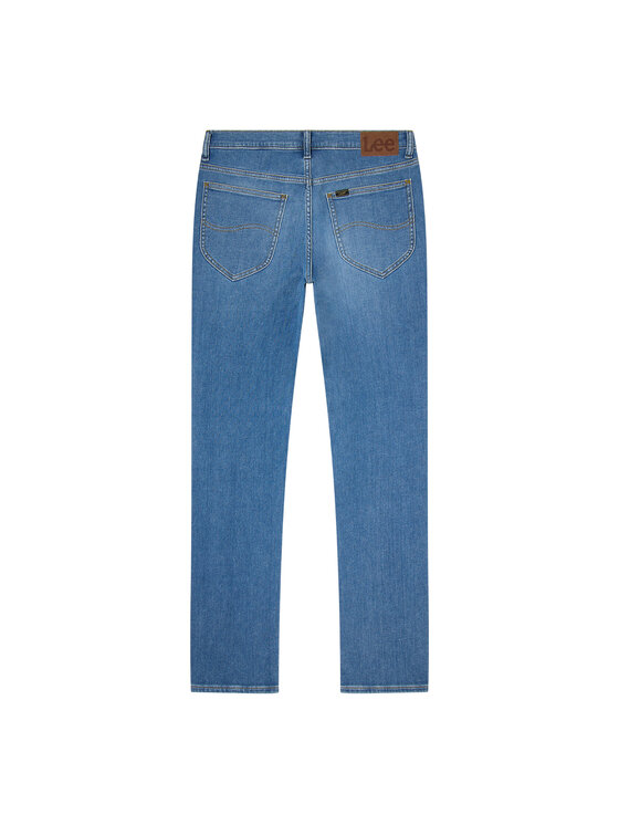 Lee Lee Jeansy 112376332 Niebieski Regular Fit