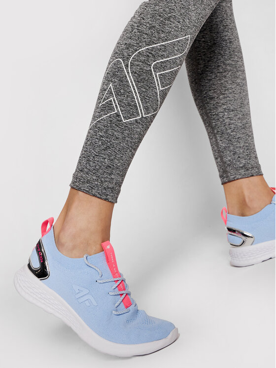 4F 4F Legginsy NOSH4-SPDF001 Szary Slim Fit