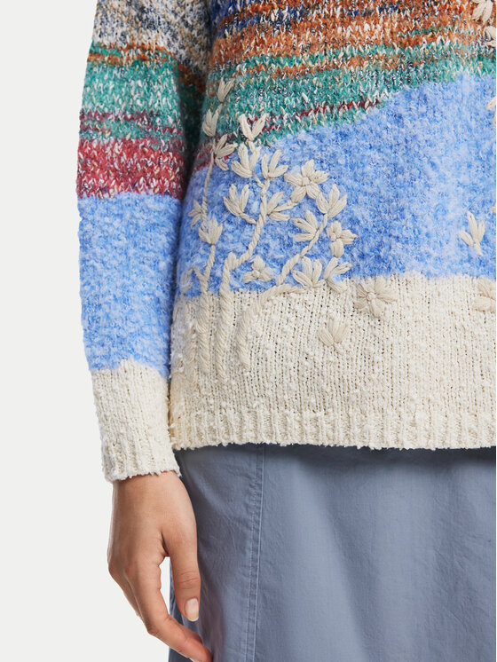 Desigual Desigual Sweater Sudbury 24WWJF59 Színes Loose Fit