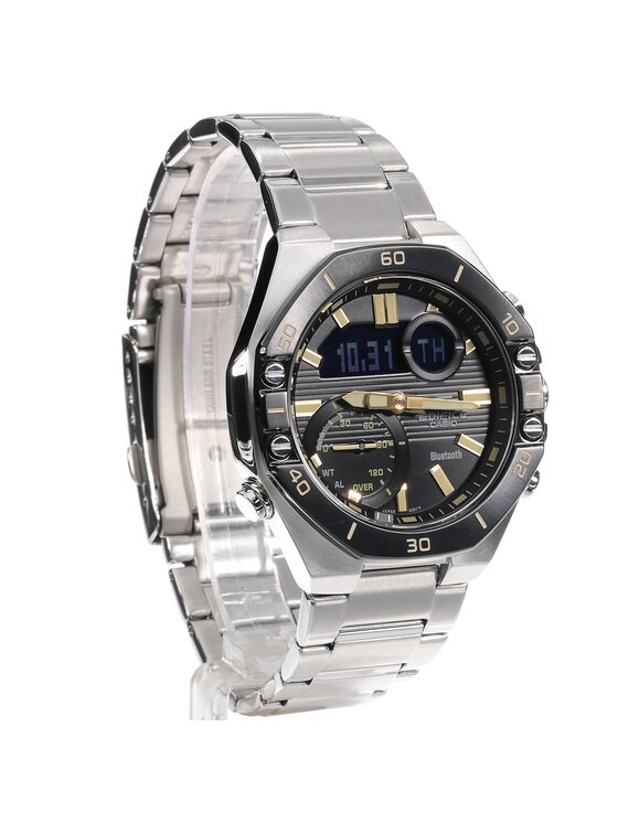 Casio Casio Zegarek ECB-10DB-1A9EF Srebrny