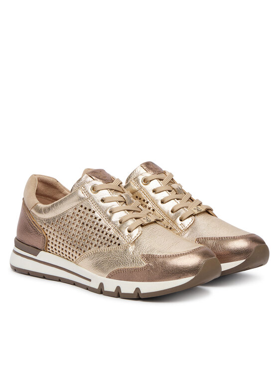 Caprice Caprice Sneakersy 9-23752-46 Złoty