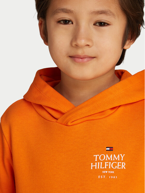 Tommy Hilfiger Tommy Hilfiger Felpa Logo Print KB0KB09193 Arancione Regular Fit
