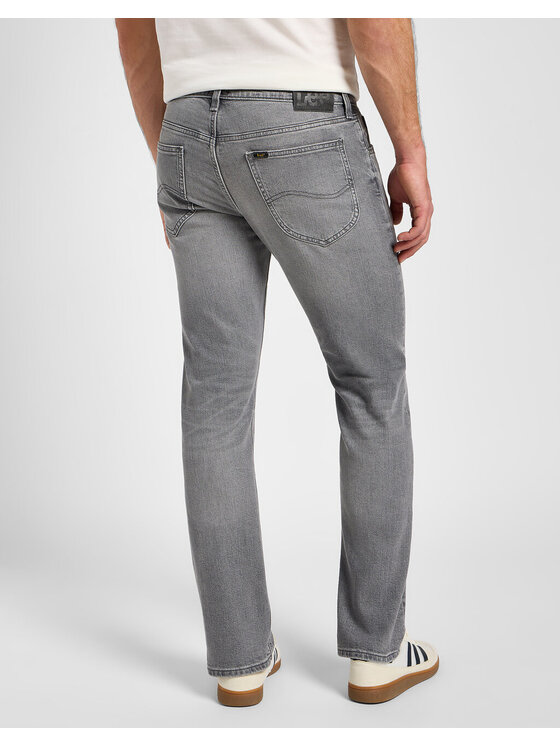 Lee Lee Jeansy DAREN ZIP FLY Szary Regular Fit