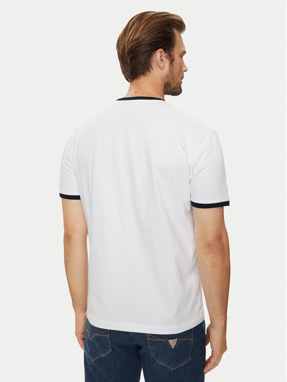 Guess Jeans Guess Jeans T-Shirt M4YI43 K8FQ4 Bílá Regular Fit