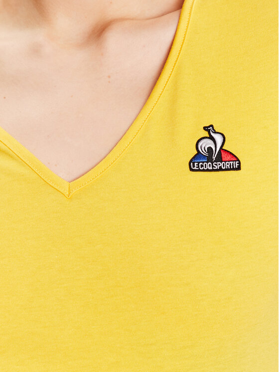 Le Coq Sportif Le Coq Sportif T-Shirt 2310427 Żółty Regular Fit