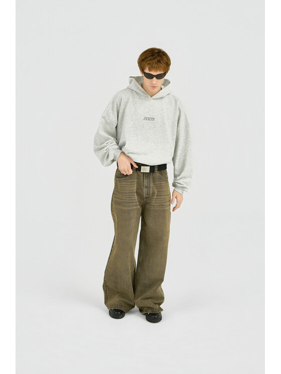 2005 2005 Bluza Classic Logo Szary Oversize