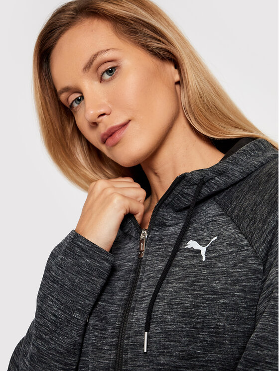Puma Puma Bluza Evostripe 585945 Szary Regular Fit