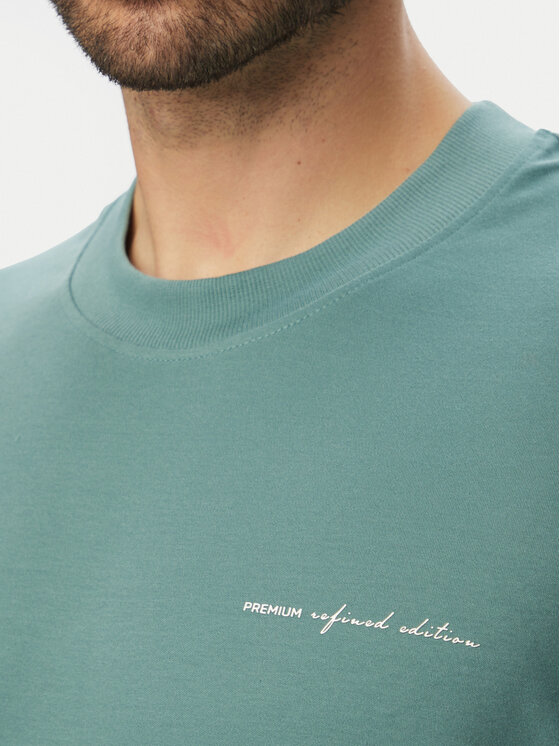 Jack & Jones Jack & Jones Tricou Blaowen Ss 12292397 Verde Regular Fit