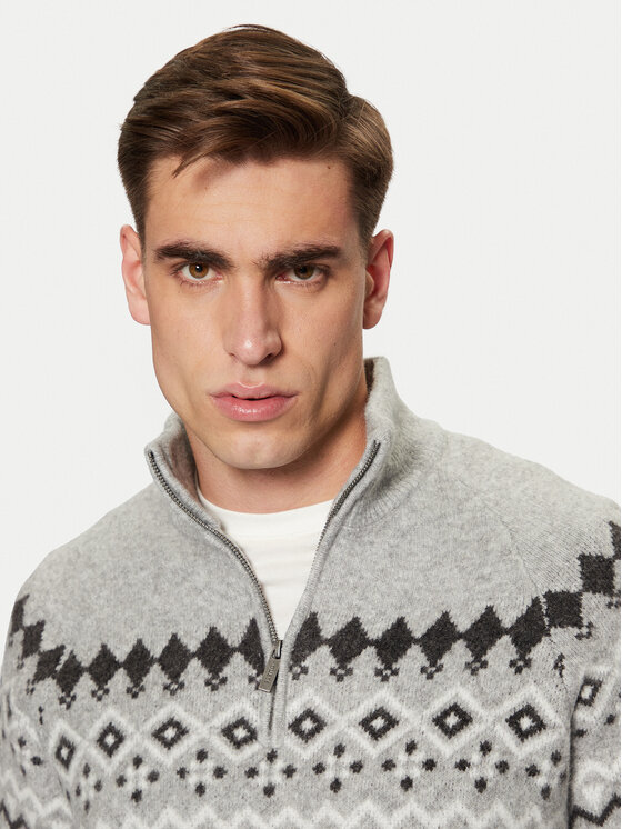 Guess Guess Пуловер M4PR59 Z3LQ0 Сив Regular Fit