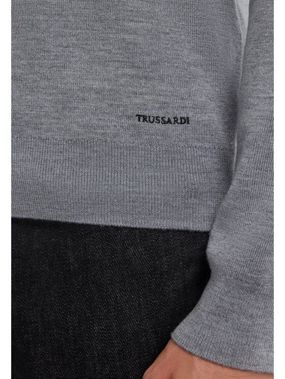 Trussardi Trussardi Cardigan M0788000131N0M3 Grigio Regular Fit