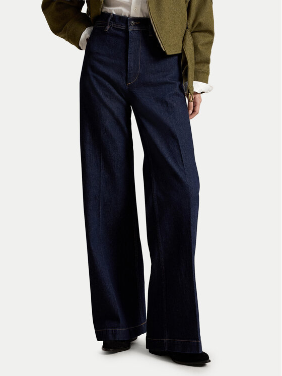 Polo Ralph Lauren Polo Ralph Lauren Jeansy 211B17119001 Granatowy Wide Leg