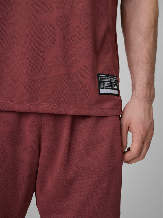 4F 4F Tank top BASKETBALL Bordowy Loose Fit