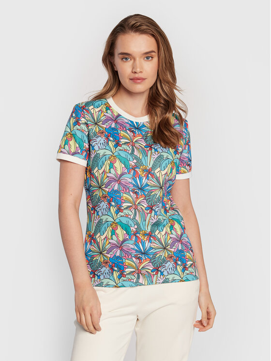 Le Coq Sportif Tricou LEONA ROSE 2220674 Colorat Regular Fit