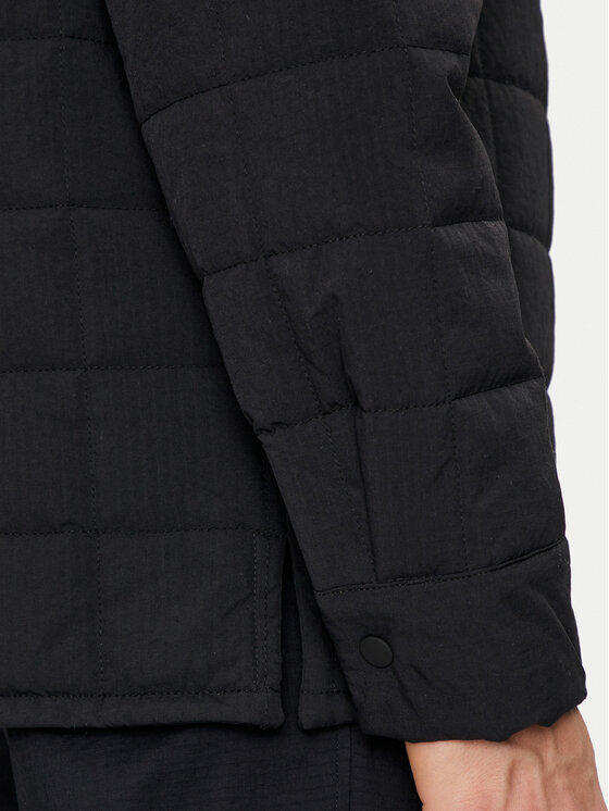 Rains Rains Cămașă Giron Liner Overshirt T1 19420 Negru Regular Fit