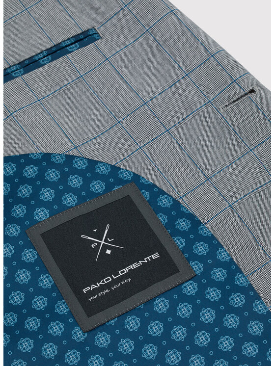 Pako Lorente Pako Lorente Marynarka P23SF-3G-025 Szary Slim Fit