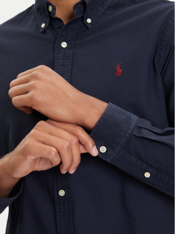 Polo Ralph Lauren Polo Ralph Lauren Košulja Bsr 710772290 Tamnoplava Custom Fit