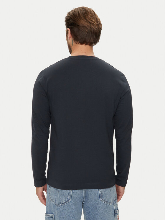 Marc O'Polo Marc O'Polo Тениска с дълъг ръкав 426 2012 52152 Тъмносин Regular Fit