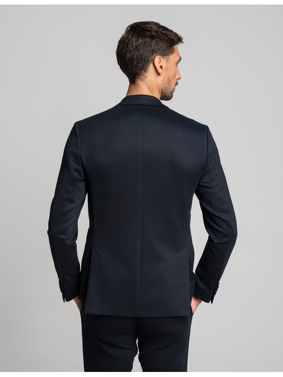 Borgio Borgio Marynarka circello Granatowy Slim Fit