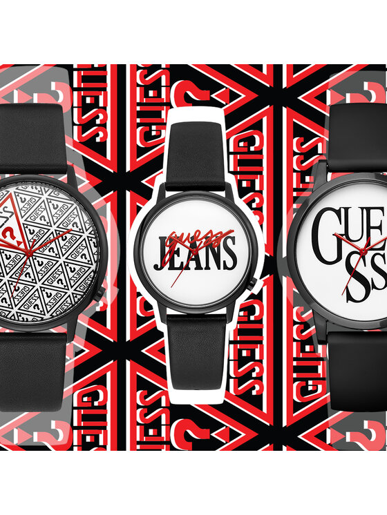 Guess Guess Hodinky V1020M3 Čierna