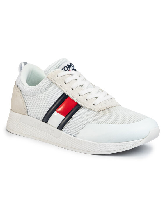Tommy Jeans Sneakers Flexi Tommy Jeans Flag Sneaker EM0EM00400 WeiB Modivo