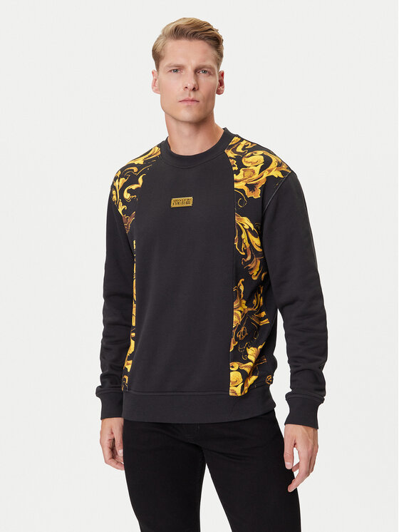 Versace Jeans Couture Versace Jeans Couture Μπλούζα 79GAI335 FS201 Μαύρο Regular Fit