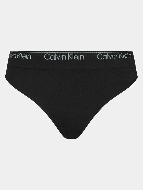 Calvin Klein Underwear Klassischer Damenslip Bikini 000QF7096E Schwarz Modivo