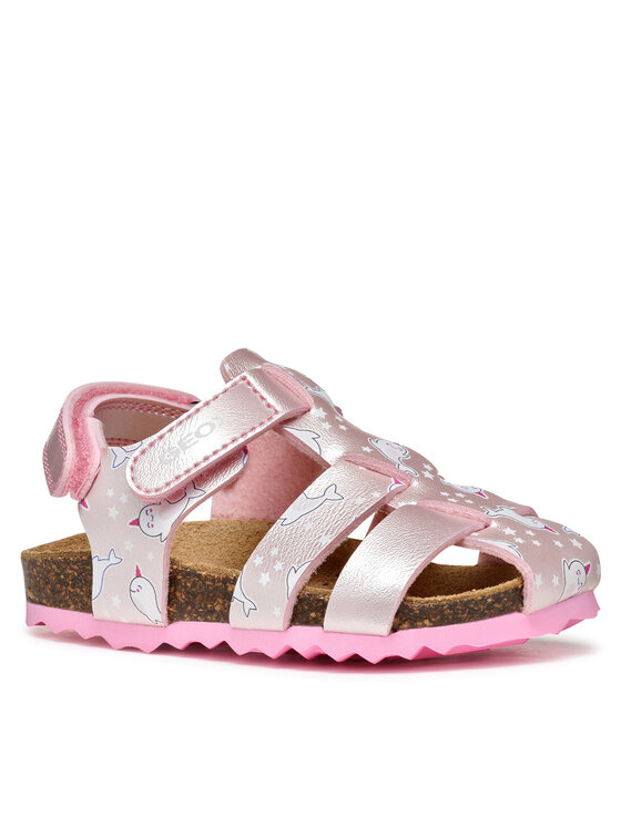 Geox Geox Basutės B Sandal Chalki B452RA 0PVNF C8010 M Rožinė