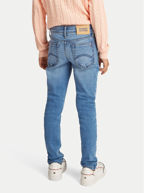 Tommy Hilfiger Tommy Hilfiger Blugi Nora KG0KG08403 Albastru Skinny Fit