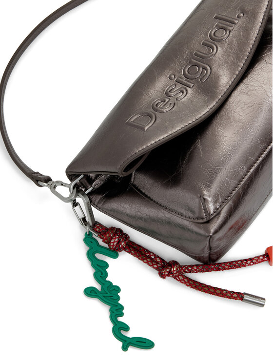 Desigual Desigual Torbica Half Logo Trokel 25WAXPAQ Smeđa