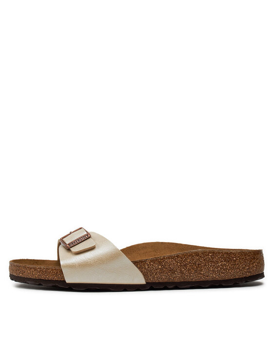 Birkenstock Birkenstock Klapki Madrid 0940153 Beżowy