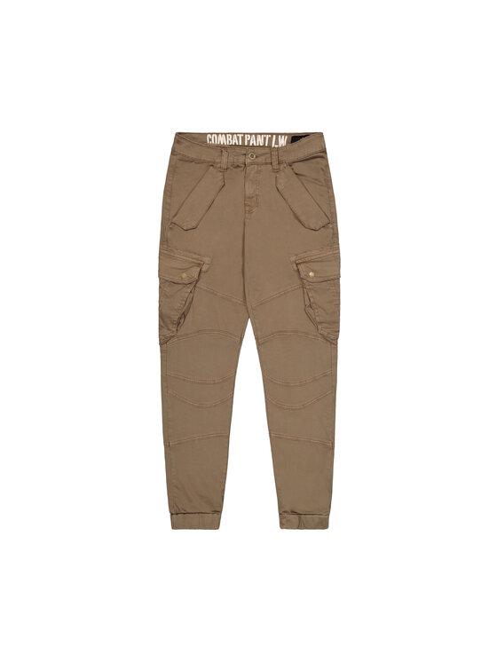 Alpha Industries Alpha Industries Bavlnené nohavice AI.126215-183 Béžová Slim Tapered Fit