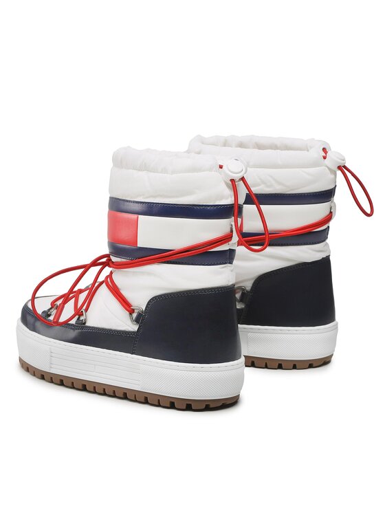 Tommy Jeans Tommy Jeans Μπότες Χιονιού Snowboot Low EN0EN02162 Λευκό