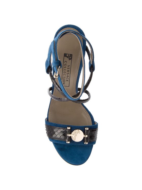 Versace Collection Sandały LSD5770 LRALA L492H Niebieski | Modivo.pl
