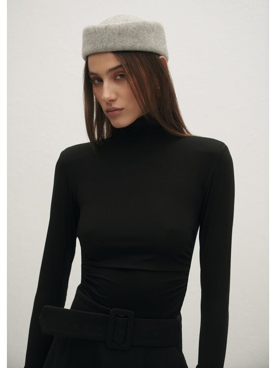 Le Collet Le Collet Body KALEA Czarny Extra Slim Fit